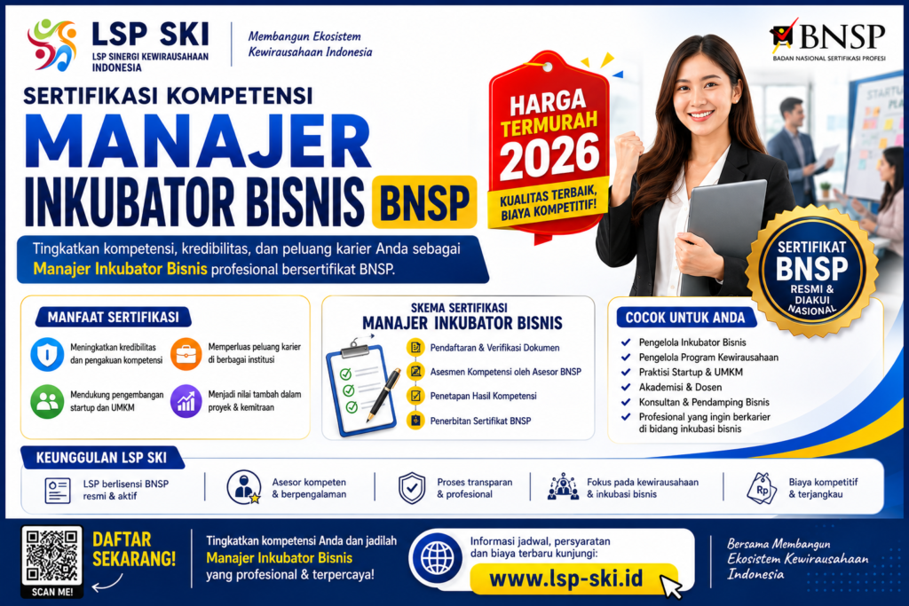 manajer inkubator bisnis